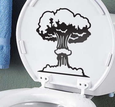 Bomba nuclear dibujo