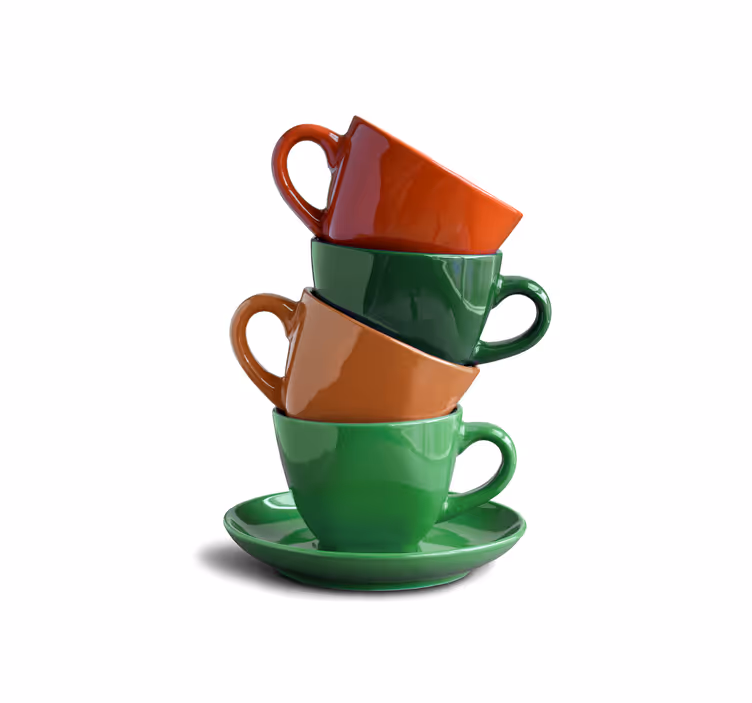 Estor enrollable cocina tazas - TenVinilo