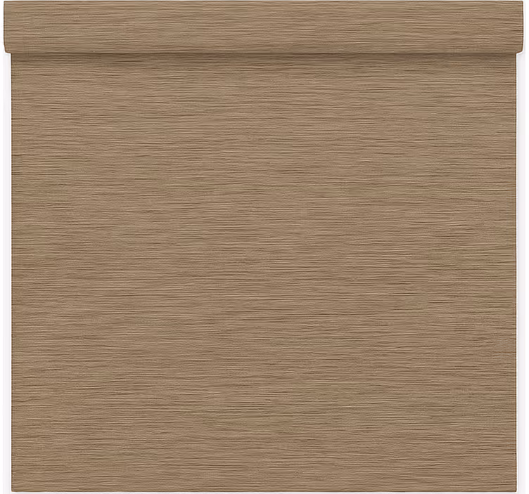 Estor enrollable salón tela marrón minimalista - TenVinilo