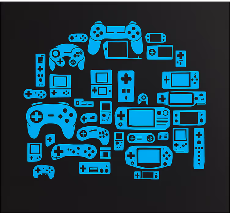 Estor enrollable gamer robot controlador de juegos - TenVinilo