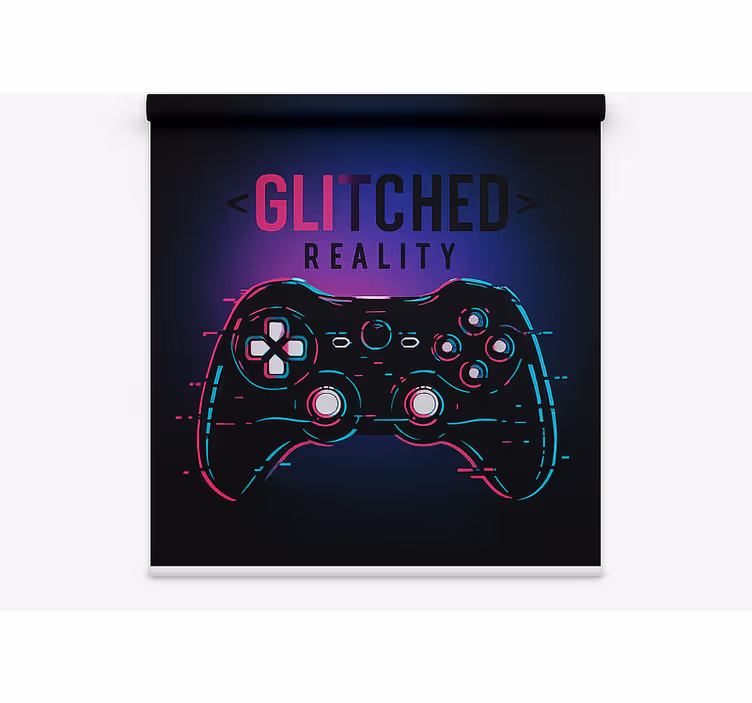Estor enrollable gamer controlador de realidad fallido - TenVinilo