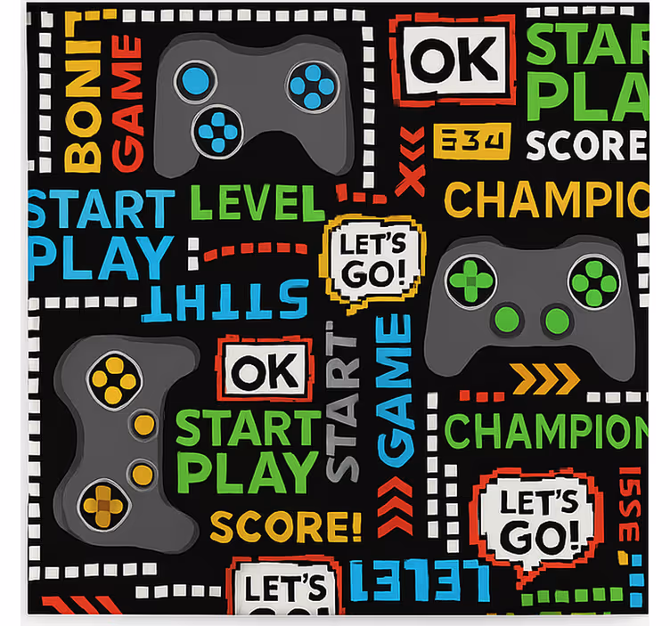 Estor enrollable gamer subir de nivel el juego - TenVinilo