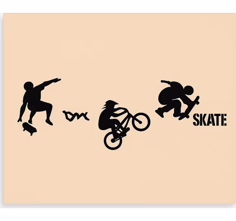 Estor enrollable juvenil deporte de patinaje bmx - TenVinilo