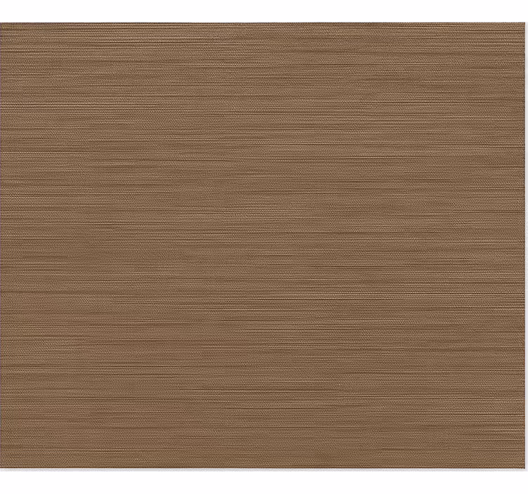 Estor enrollable comedor efecto tejido marrón - TenVinilo