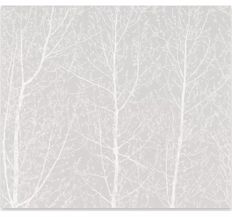 Estor enrollable comedor árboles grises de invierno - TenVinilo