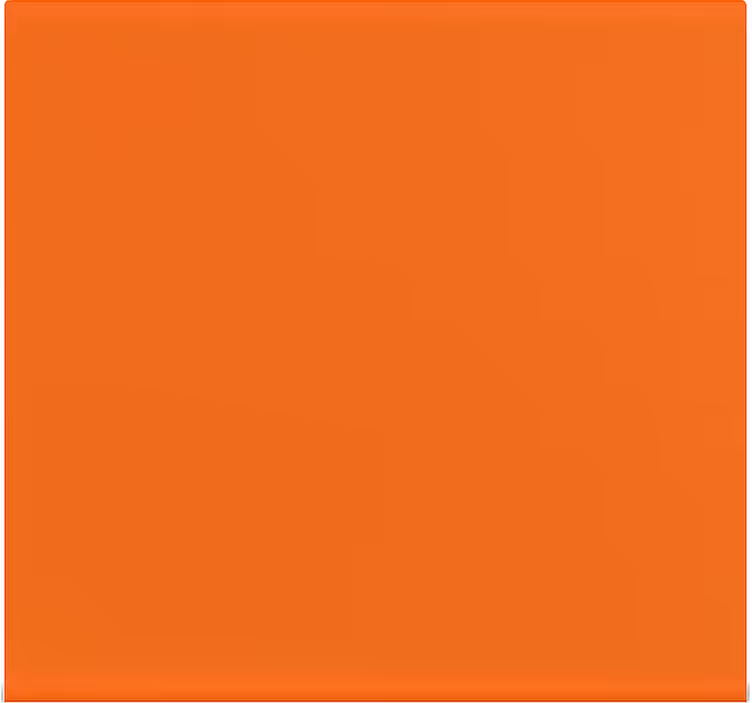 Estor enrollable comedor monocromático naranja quemado - TenVinilo