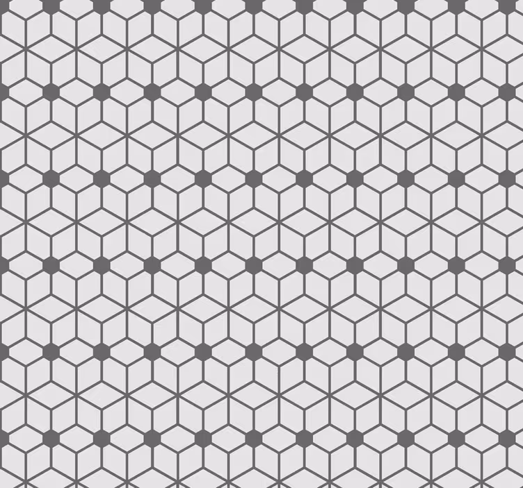 Estor enrollable baño diseño de azulejos hexagonales - TenVinilo