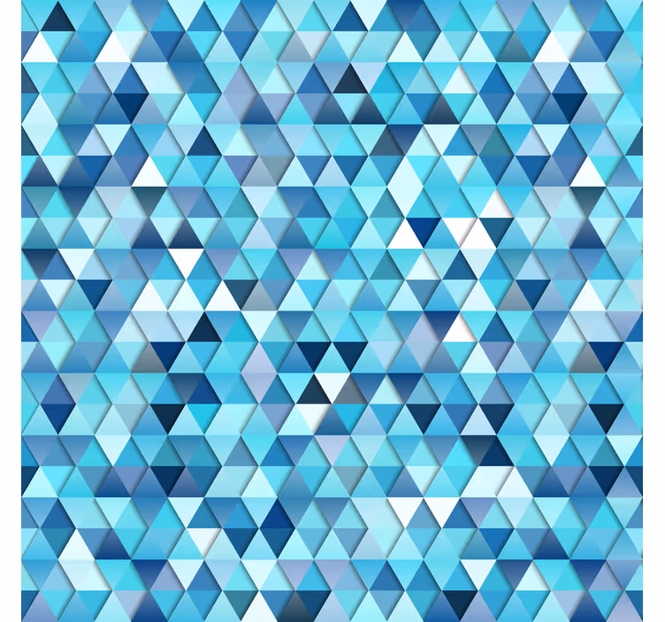 Estor enrollable baño patrón mosaico triangular - TenVinilo