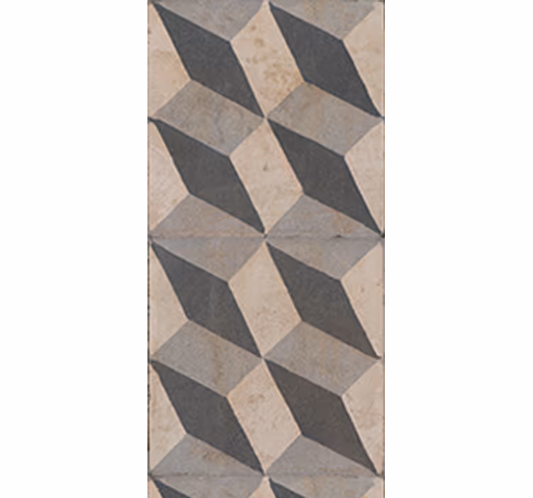 Estor enrollable cocina azulejos modernos gris oscuro - TenVinilo