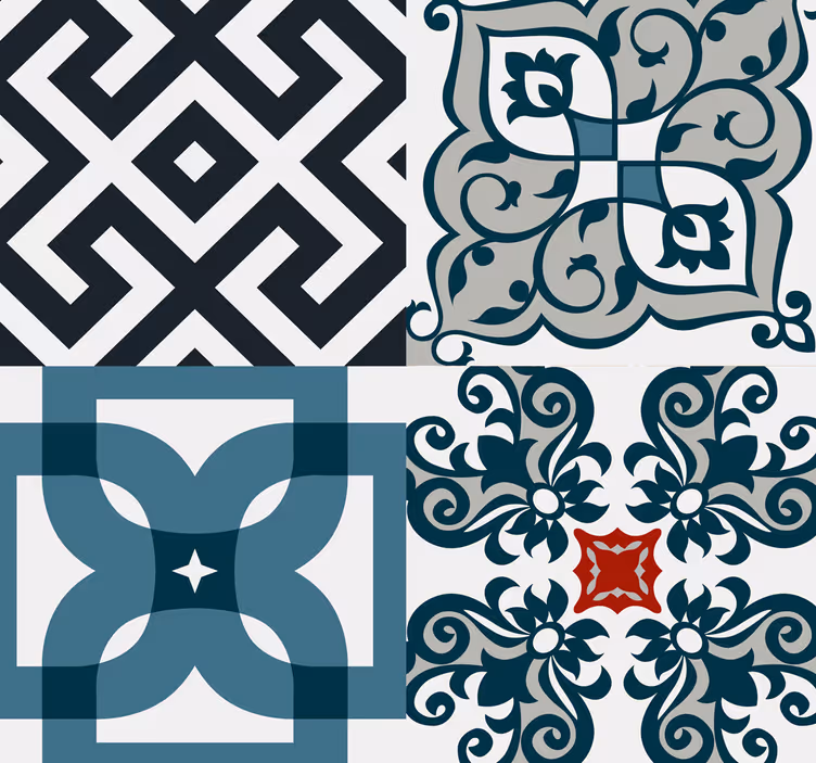 Estor enrollable cocina azulejos vintage portugueses - TenVinilo