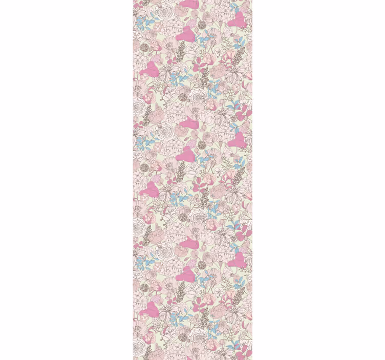 Estor enrollable comedor estilo floral grandmillenial - TenVinilo