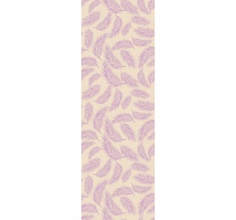 Estor enrollable comedor selva tropical rosa y beige - TenVinilo