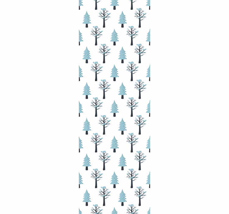 Estor enrollable infantil Árbol en la nieve - TenVinilo