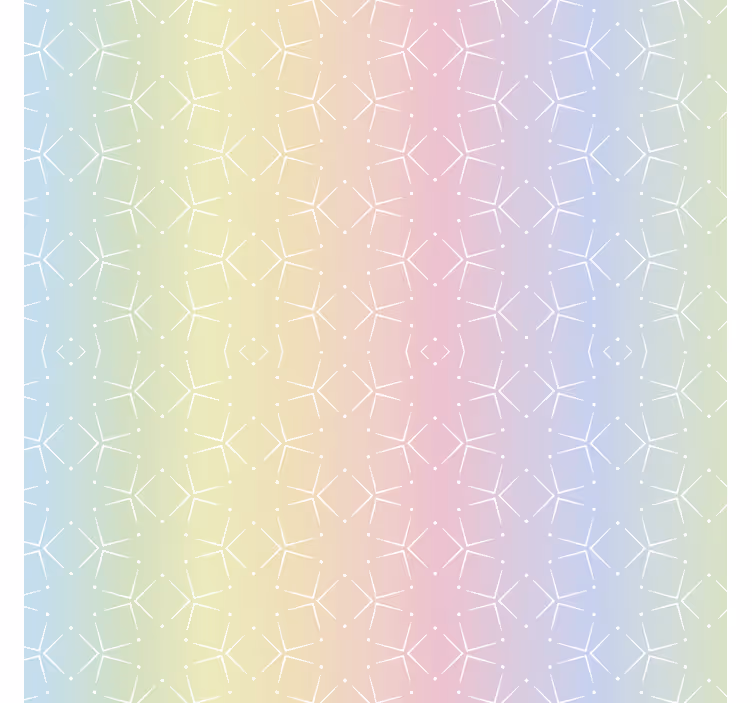 Estor enrollable infantil fondo arcoíris brillante colores pastel - TenVinilo