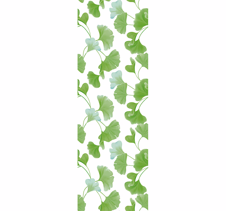 Estores enrollable oficina hojas de ginkgo verde - TenVinilo