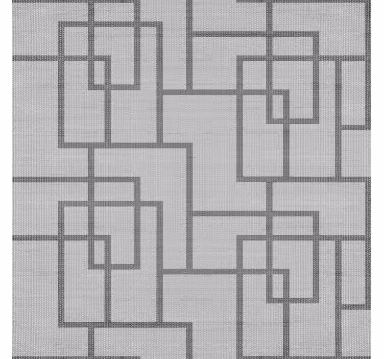 Estor enrollable moderno líneas geométricas grises - TenVinilo