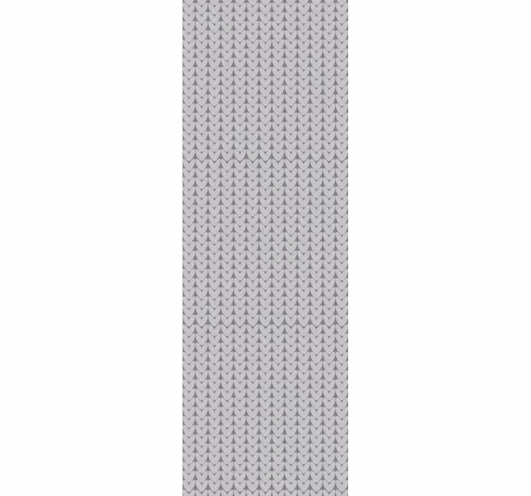 Estor enrollable moderno patrón vertical gris minimalista - TenVinilo