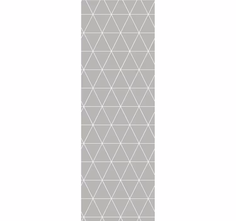 Estor enrollable moderno patrón geométrico gris claro - TenVinilo