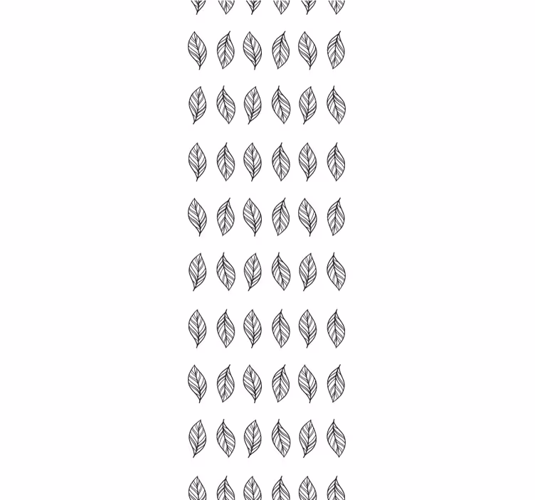 Estor enrollable moderno rayas minimalistas en forma de hoja - TenVinilo