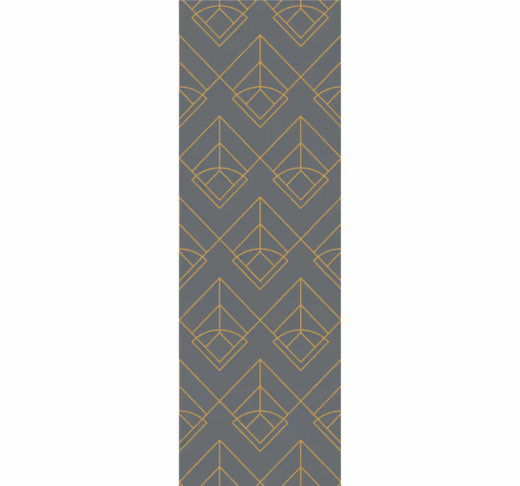 Estor enrollable moderno líneas doradas diagonales fondo gris - TenVinilo