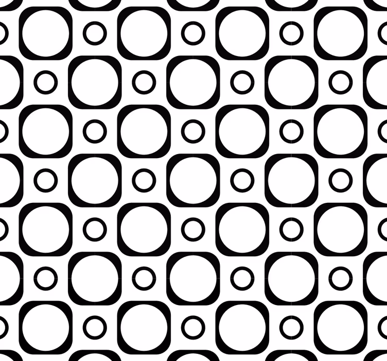 Estor enrollable negro azulejos blancos y negros baño - TenVinilo