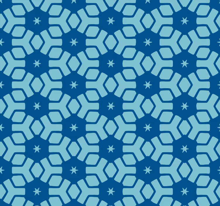 Estor enrollable baño azulejos azules - TenVinilo