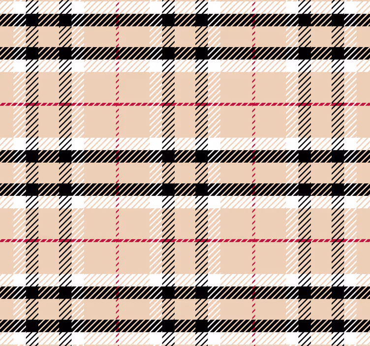 Estor enrollable rosa tartán de burberry - TenVinilo