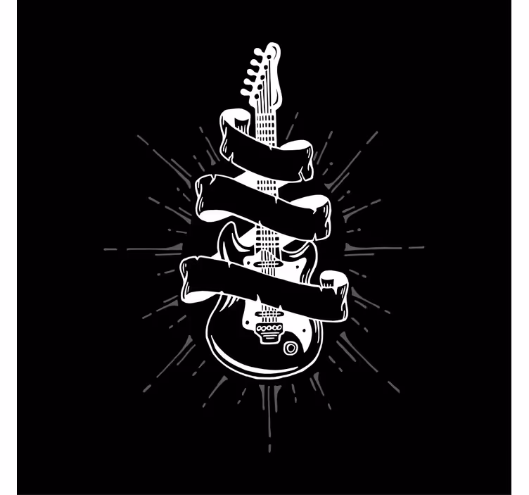 Estor enrollable salón guitarra - TenVinilo