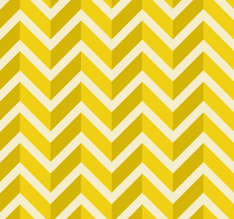 Estor enrollable amarillo diseño de flechas geométricas - TenVinilo
