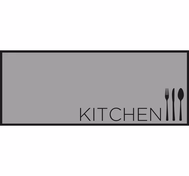 Estor enrollable gris para cocina moderna - TenVinilo