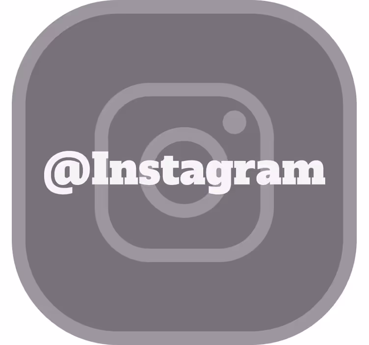 Estor enrollable gris tu instagram - TenVinilo