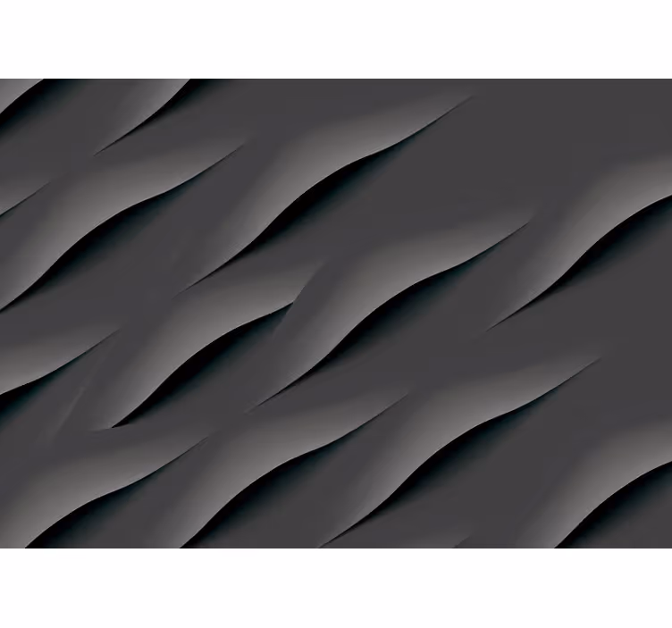 Estor enrollable gris patrones de olas grises - TenVinilo