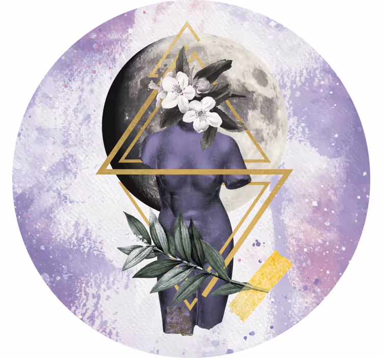 Estor enrollable morado collage digital - TenVinilo