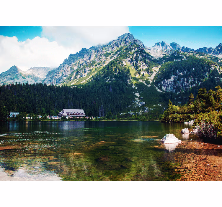 Estor enrollable salón lago tatry polaco - TenVinilo