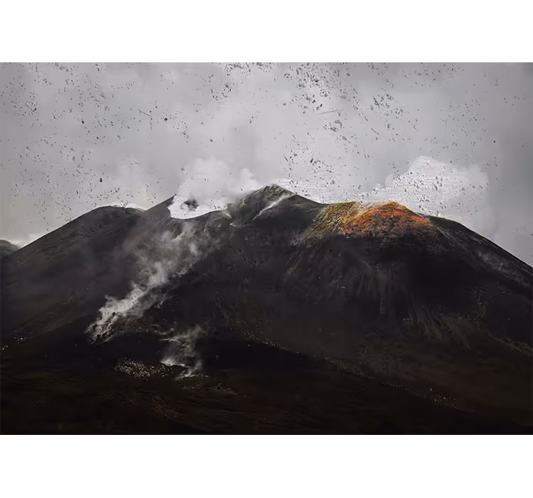 Estor enrollable salón paisaje etéreo del etna - TenVinilo