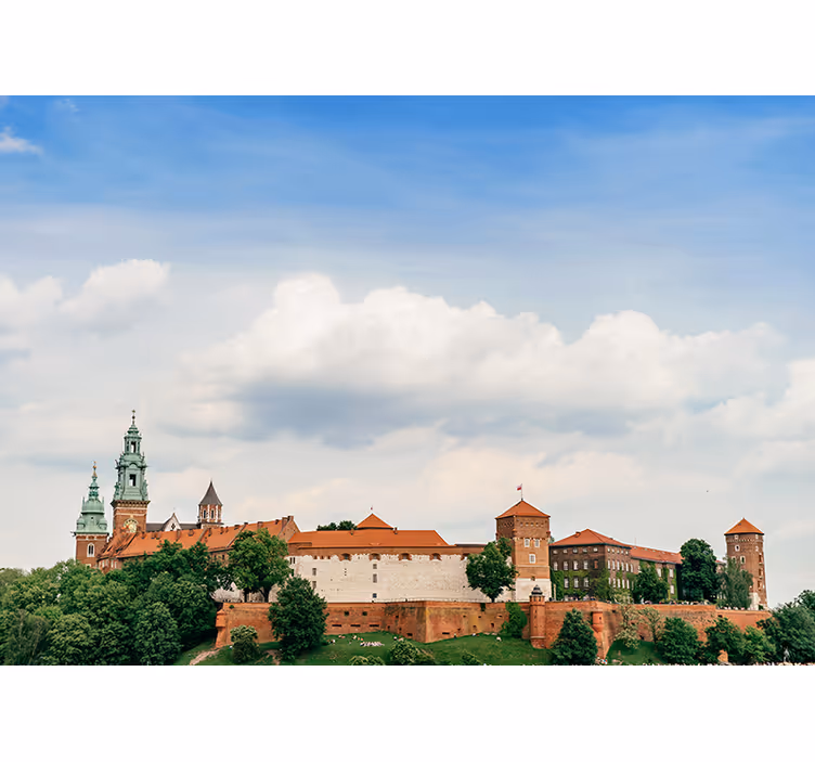Estor enrollable salón castillo real en cracovia - TenVinilo