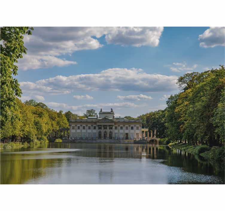 Estor enrollable salón parque Łazienki en varsovia - TenVinilo