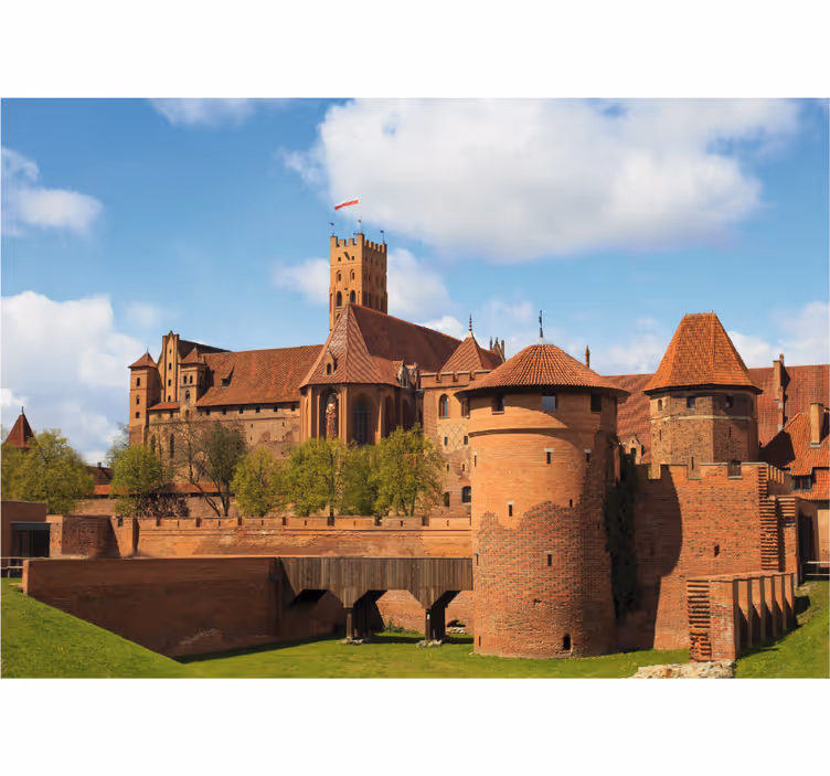 Estor enrollable salón castillo de malbork - TenVinilo