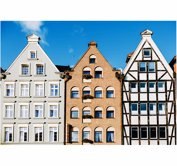 Estor enrollable salón casas de jengibre en gdańsk - TenVinilo