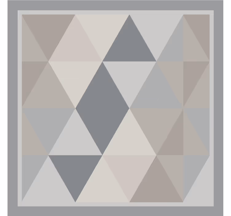 Estor enrollable gris triángulos pantone gris - TenVinilo