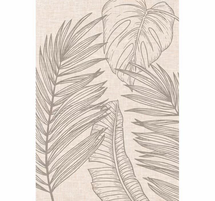 Estor enrollable beige efecto tejido tropical - TenVinilo