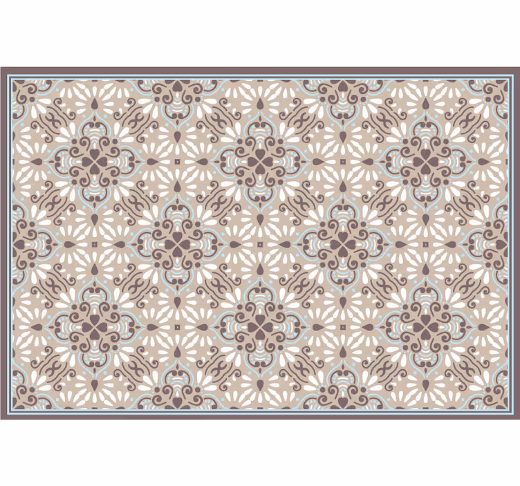 Estor enrollable beige mosaico blanco - TenVinilo