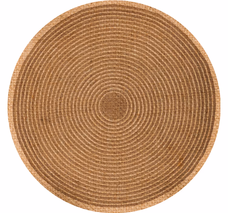 Estor enrollable beige textura yute circular - TenVinilo