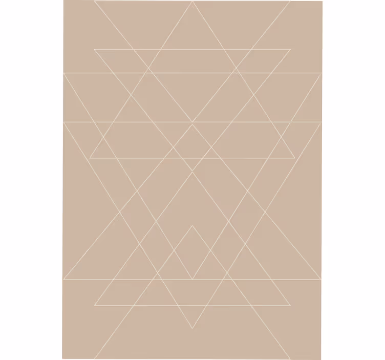 Estor enrollable beige mosaico de triángulos nórdicos - TenVinilo