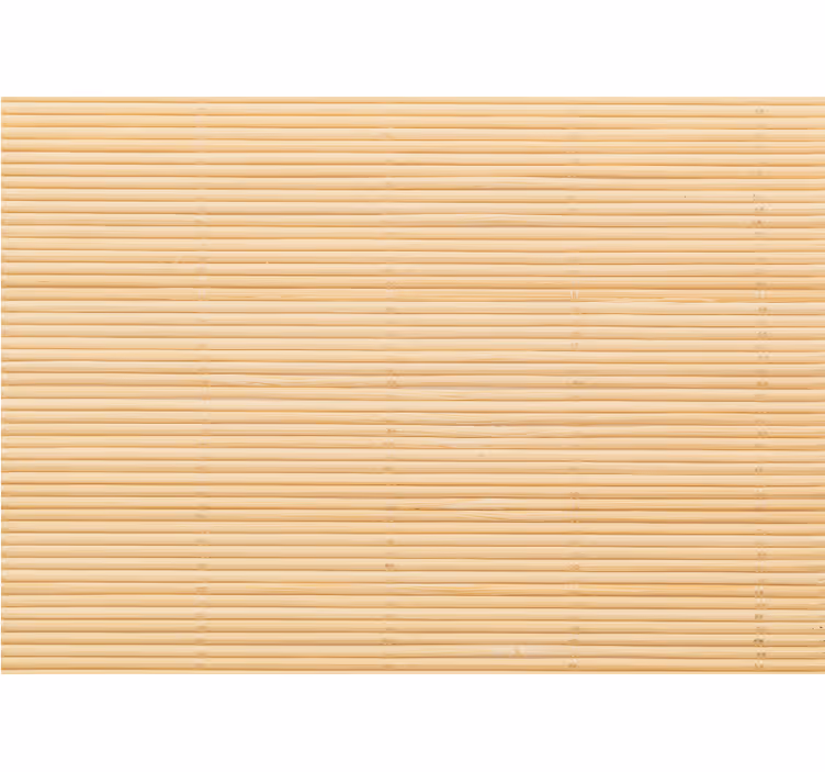 Estor enrollable beige con patrón imitación bambú - TenVinilo
