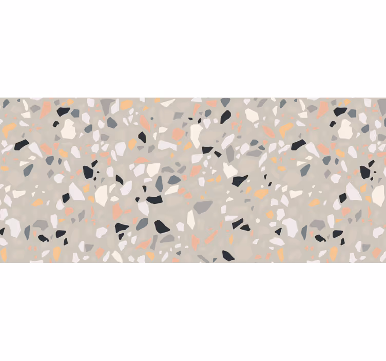 Estor enrollable beige beige terrazo - TenVinilo
