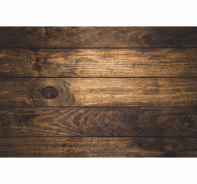 Estor enrollable habitación tablones de madera marrón - TenVinilo