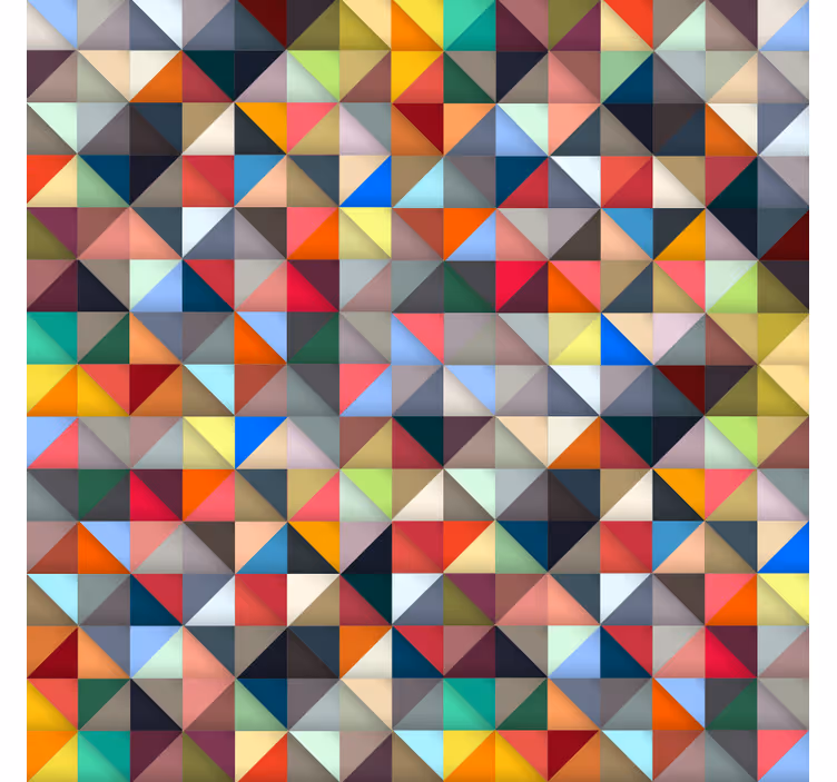 Estor enrollable habitación mosaico colorido - TenVinilo