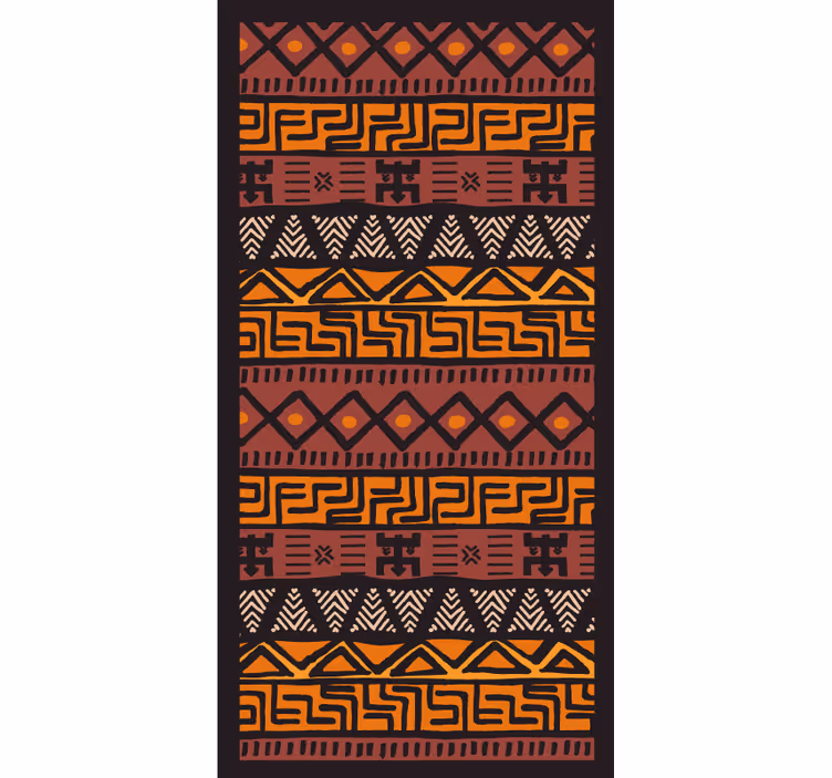 Estor enrollable habitación estilo africano - TenVinilo