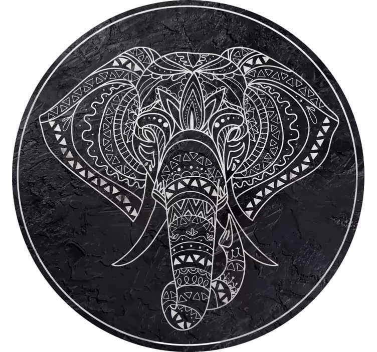 Estor enrollable habitación textura mármol elefante - TenVinilo